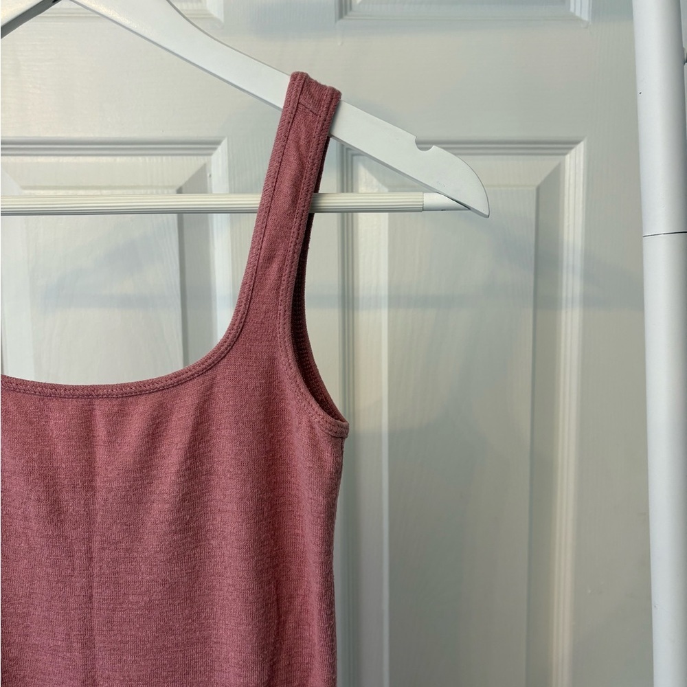 Aritzia Wilfred Free Dusty Pink Sleeveless Tank Dress Size Extra Small - Picture 9 of 12